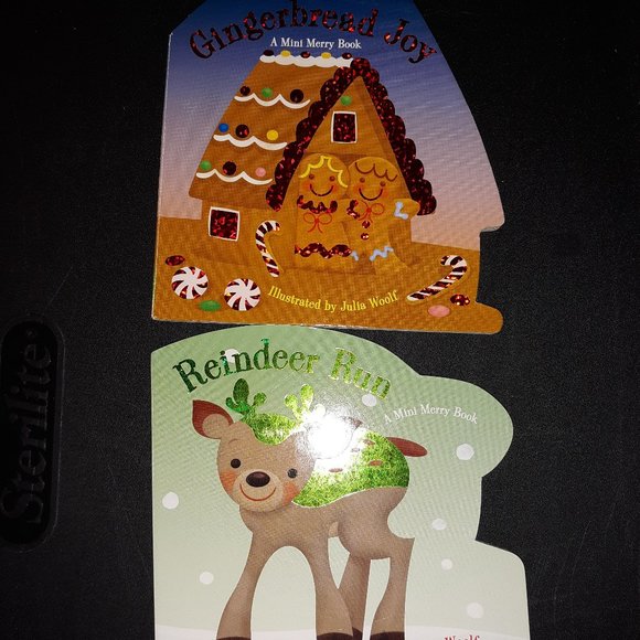 Other - 2 Mini Merry Books: Gingerbread Joy & Reindeer Run